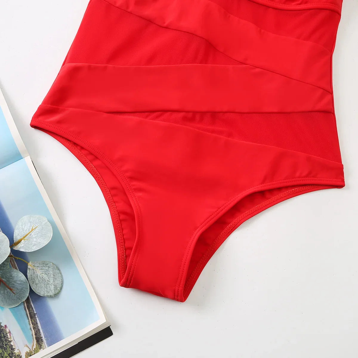 Sexy Net One Piece Swimsuit Women's Closed Swimwear 2026 New Push Up Swimming Wear Bodysuit Bathing Suit Beachwear Pool Bather