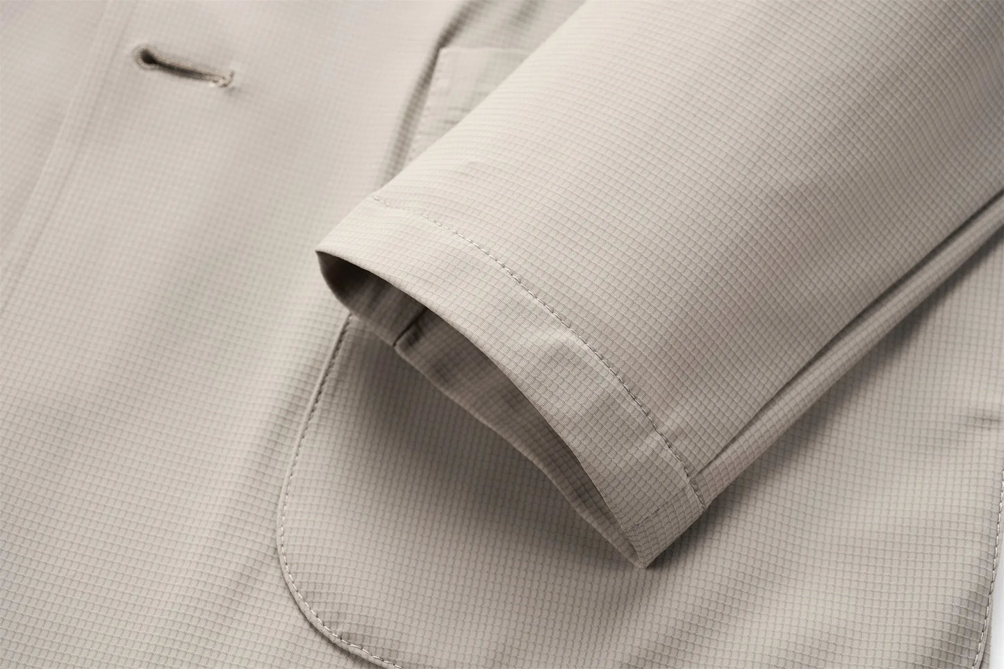 Minimalist Men Casual Blazer Ice Silk Nylon Spandex Seamless High Stretch Sun Protection Cooling Summer Breathable Tech Jacket
