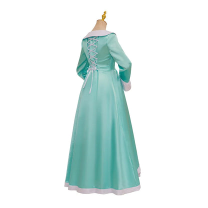 Anime Rosalina Cosplay Costume Blue Dress With Crown Set Princess Disguise Halloween Carnival Party Outfits For Women