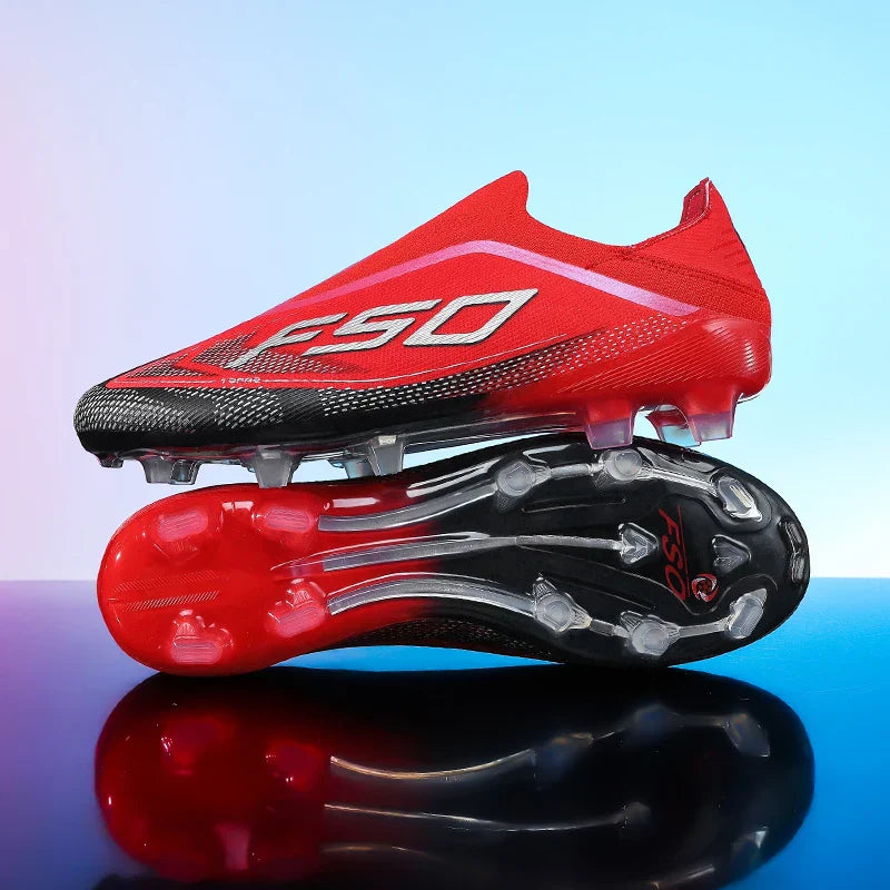 New Men Football Boots High-quality Soccer Shoes Sneakers Match Indoor Non-Slip Grass Cleats Mid-top Light Hot-selling Outdoor