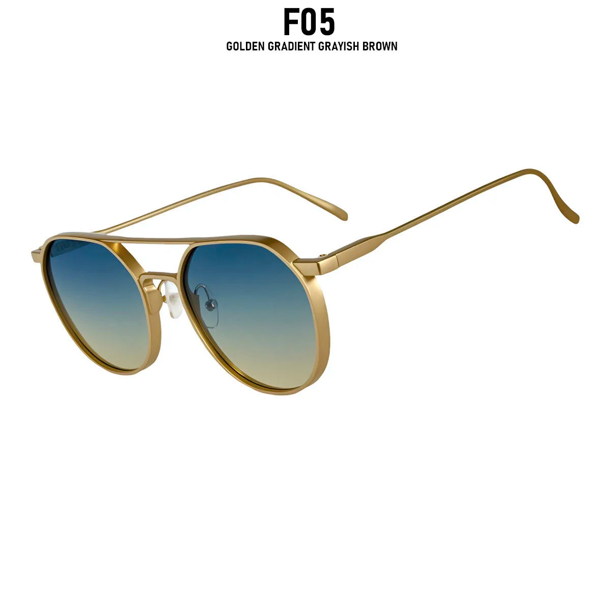 UV400 Protection Oval Sunglass Men Luxury Metal Frame Sunglasses Women Trendy Fashion Glasses Dropshipping Gafas De Sol Hombre