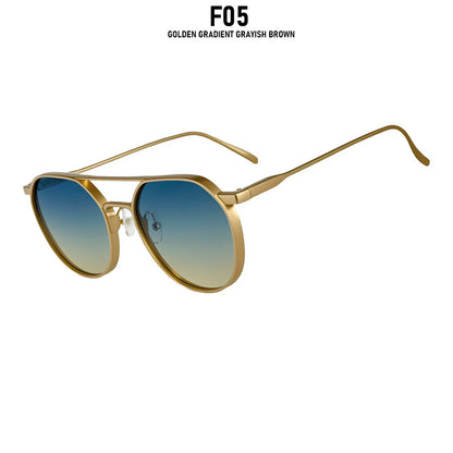 UV400 Protection Oval Sunglass Men Luxury Metal Frame Sunglasses Women Trendy Fashion Glasses Dropshipping Gafas De Sol Hombre