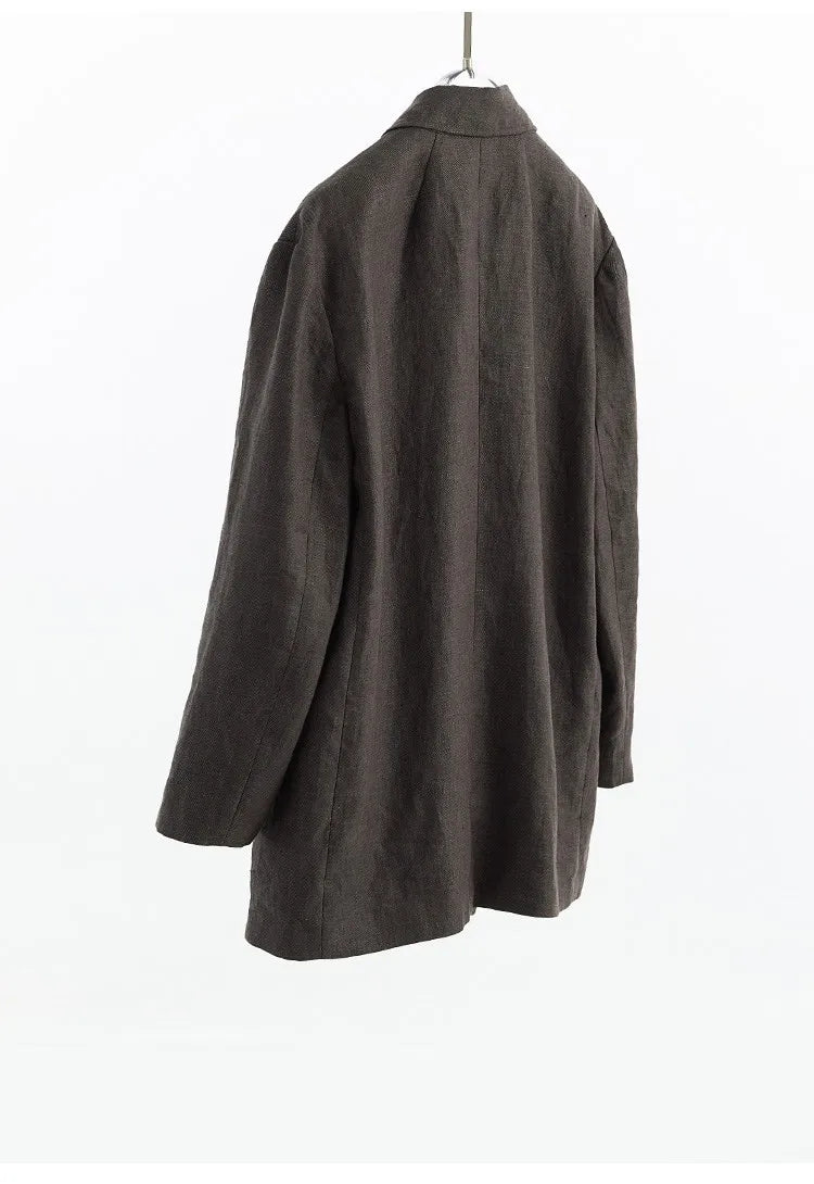 Simple and Understated~ One-Button Women's Blazer, Thin Spring/Summer Suit, New Casual Commuter Jacket, Loose Fit
