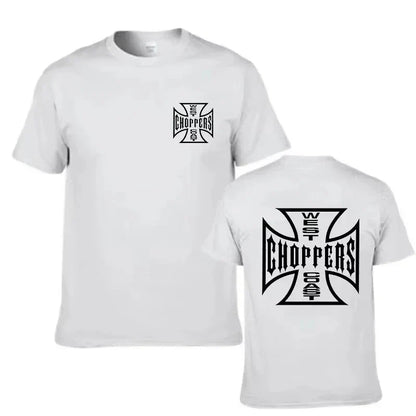 Summer Fashion T Shirt Women Men Cotton West Coast Choppers Print T-Shirt Casual Short Sleeve O-Neck Tshirt Vintage Clothing Tee