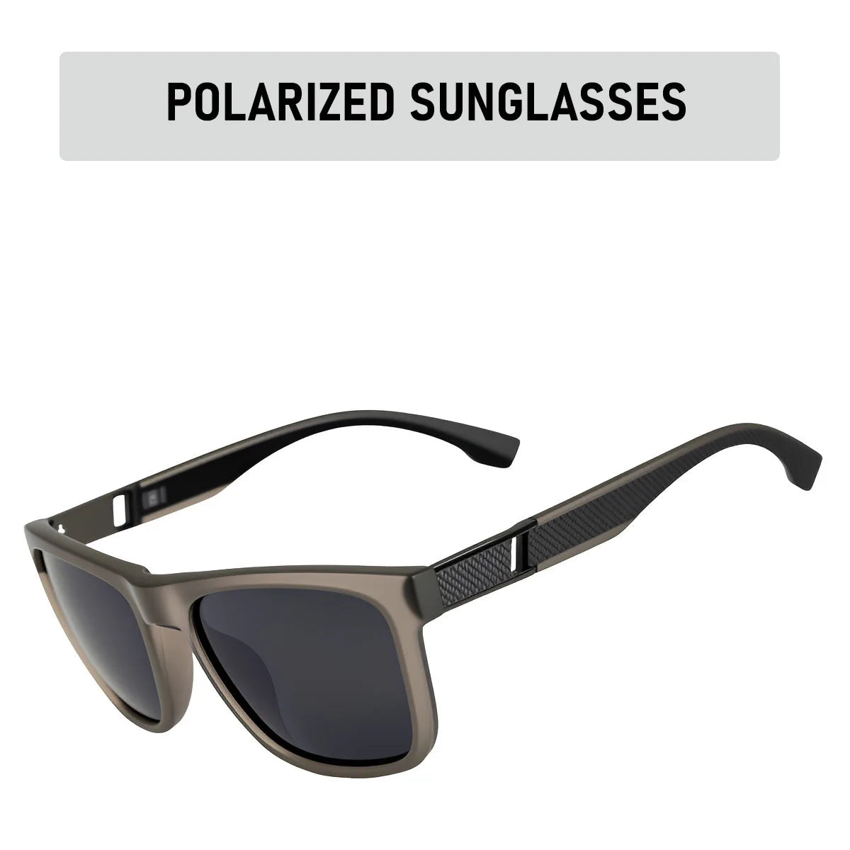Vintage Retro Polarized Sunglasses For Men Vacation Square Sunglass Women UV400 Protection Fashion Glasses Gafas De Sol Hombre