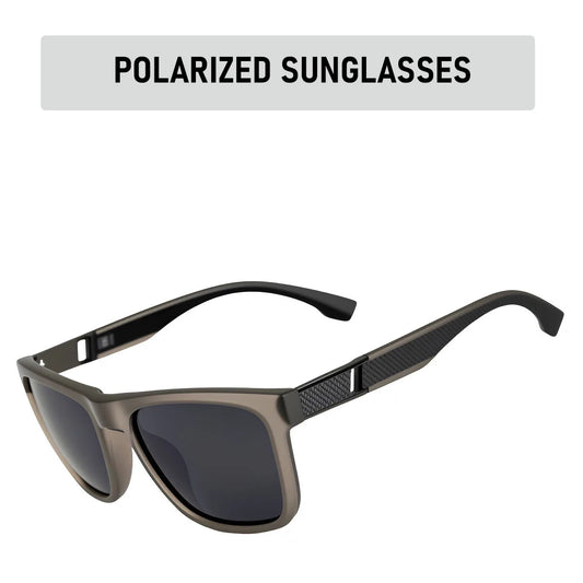 Vintage Retro Polarized Sunglasses For Men Vacation Square Sunglass Women UV400 Protection Fashion Glasses Gafas De Sol Hombre