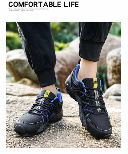 Men Women Waterproof Hiking Shoes Outdoor Camping Trainers Mountain Climbing Trekking Sneakers Walking Hunting Tactical Boots