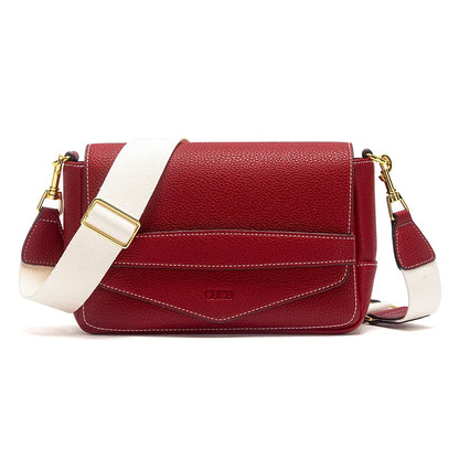 Shoulder Bag Simple High Quality Grey Texture Flip Cover Bag Soft Square Bag Women's Commuter