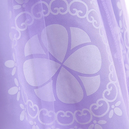 Girls Sofia Rapunzel Party Dress Carnival Halloween Costumes Birthday Princess Prom Dresses Sophias Puff Sleeve Ball Gown