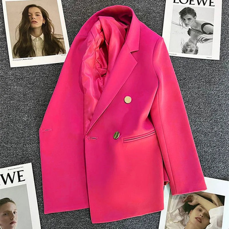 2026 Spring Autumn New Women's Jacket Chic Elegant Casual Sports Female Suit Coat Korean Fashion Jacket Women Blazers Outerwear
