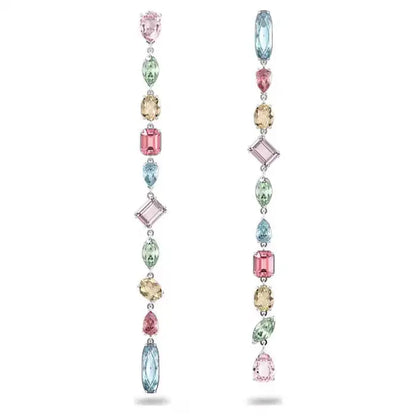 Candy Colorful Imitation Crystal Dopamine Unique Design Choker Necklace Bracelet Earrings, Jewelry for Women Bridal Gift