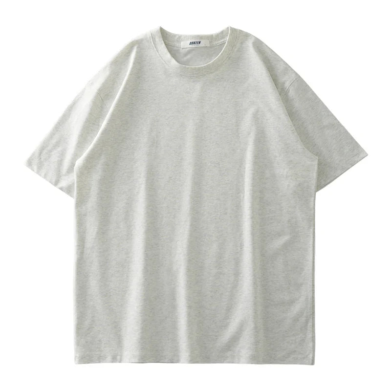 Upf50+ Sorona Fabric Coolness T-Shirt Men Short Sleeve Summer Sun Ice Silk Solid Color Antibacterial Tshirt Men's Clothes