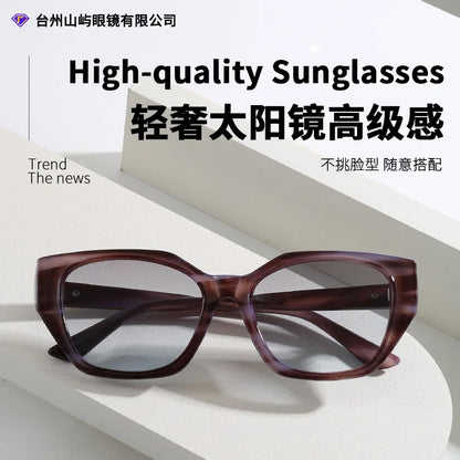 Women's Cat Eye Sunglasses for Women UV400 Gradient Lenses Casual Streetwear Shades Ladies Sun Glasses Lentes De Sol Mujer