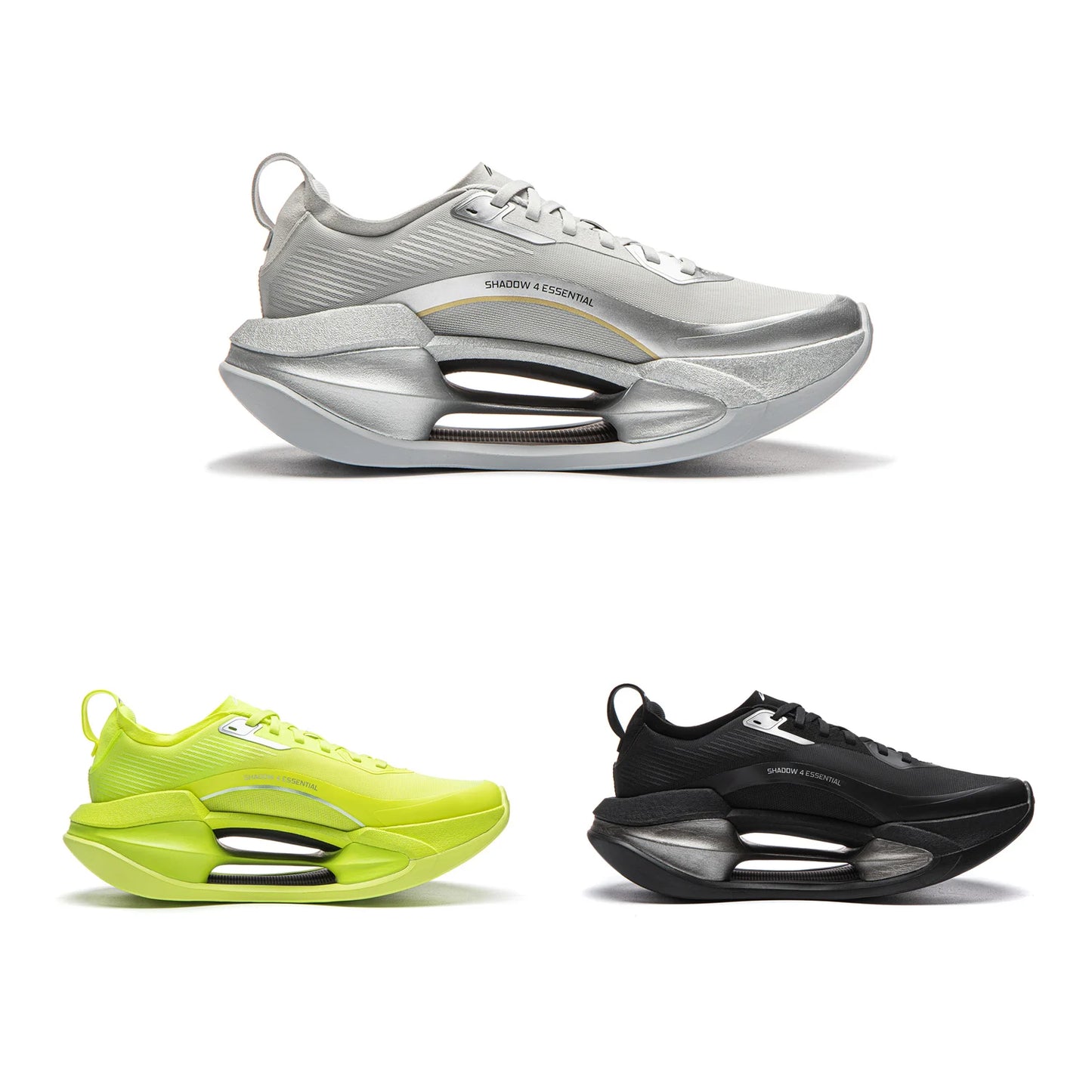 Men's SHADOW 4 ESSENTIAL Running Shoes SUPER BOOM Rebound-Speed LiNing Sports Shoes Daily Jogging Sneakers ARRW007