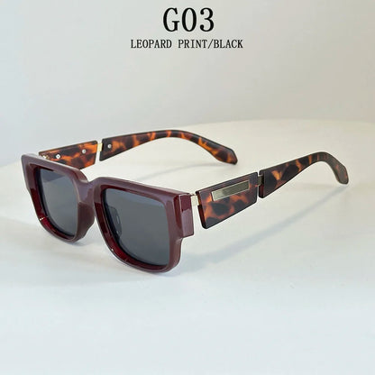 Square Sunglass Men Vintage Luxury Sunglasses Women 2025 Retro Fashion Glasses Vacation Gafas De Sol Hombre Lunette Soleil Femm
