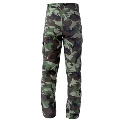 Tactical Pants Soft Shell Fleece Cargo Pants Men Hunting Pants Camouflage  Pant Casual Trousers Unisex Waterproof