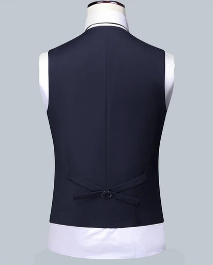 Men's Solid Color Business Suit 2025 High Quality Fashion Banquet Wedding Trend Groom Best Man Single 3/2/1