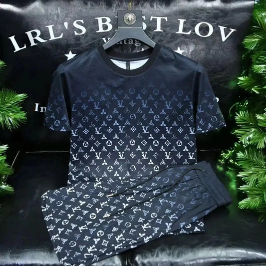 2025 Summer New Thin Shorts Men's Suit Shopping Mall The Same Hot Men's Fashion Brand Leisure Sports Clothes Conjunto De Hombre