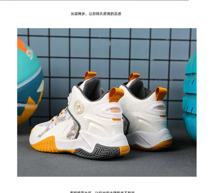 High-Quality Breathable Casual Basketball Shoes for Boys Fashionable Children's Footwear for Comfort And Style