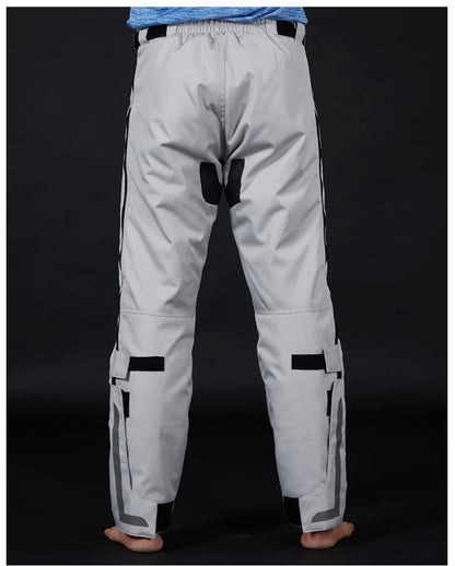 Wind-proof and warm-keeping equipment for motorcycle riding pants; fall-proof and quick-release pants in winter