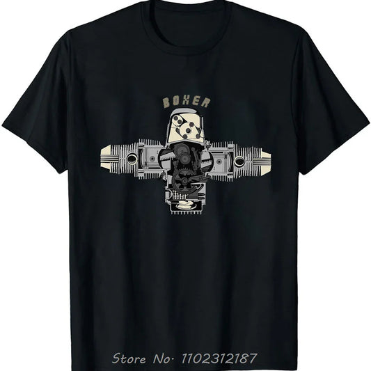 Men Boxer Engine R1200gs 1200 Gs R Adventure R1200rt Rt R R1200r T-shirt Casual Cotton T Shirt Fitness Tops O-neck Tees