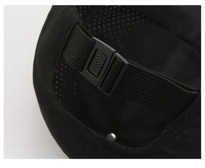 Unisex Simple Cross Water Drop Embroidery Baseball Caps Spring and Autumn Outdoor Adjustable Casual Hat Sunscreen Hat