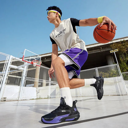 GOEY 2.0 Youth Men's Sports Basketball Wear-Resistant Non-slip Shock-absorbing Lightweight Sneakers Male 672511117