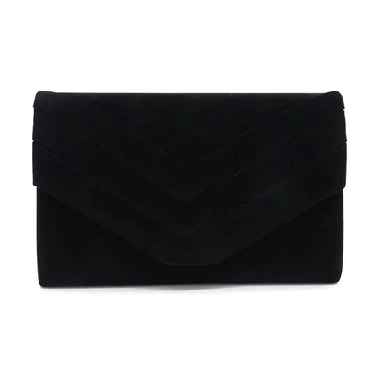 Velvet Women's Evening Bags Formal Party Clutches Wedding Purses Cocktail Prom Handbags Luxury Chain Shoulder Messenger Bags