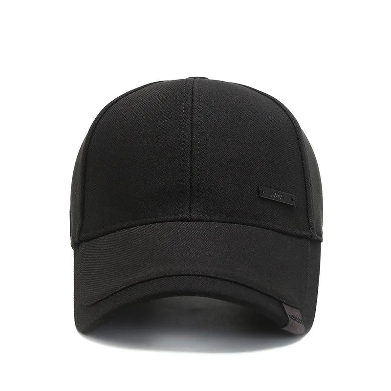 Unisex Hua Label Baseball Cap Hip Hop Adjustable Casual Hat Spring Autumn Outdoor Sunscreen Cap