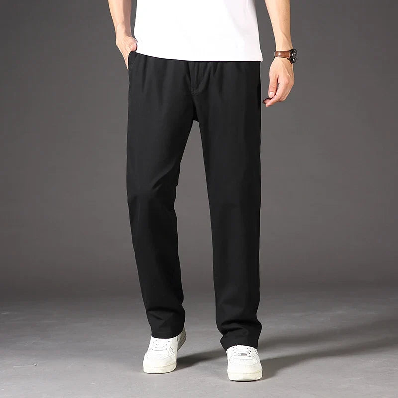 Plus Size Men's Cargo Pants Casual Loose Multi Pocket High Quality Cotton Pants Long Trousers Mens Jogger Pants 5XL 6XL