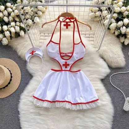 Woman Plus Size Sexy V-Neck Strap Dress Lace Trim Slim Short Dress Women Fashion Comfortable Dress Party Hotsweet