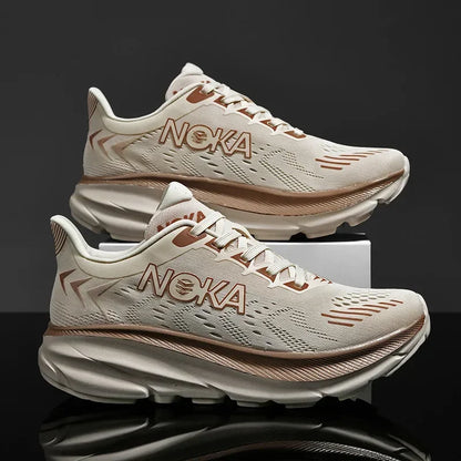 Men's Running Shoes Outdoor Couple Non-Slip Jogging Breathable Cushioning Luxury shoes Trainer Race Sneakers Mesh Off-road Shoes