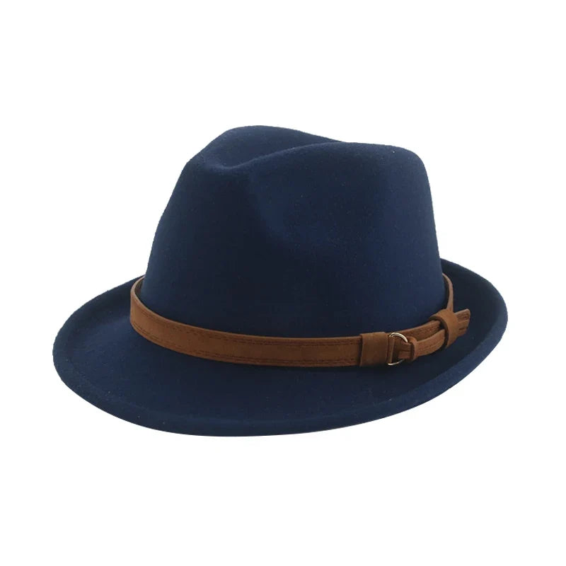 Hats for Women Fedora Winter Cowboy Hat Top Wool Khaki Green Black Jazz Caps Gentlemen Hats for Men Pamelas Y Tocados Para Bodas
