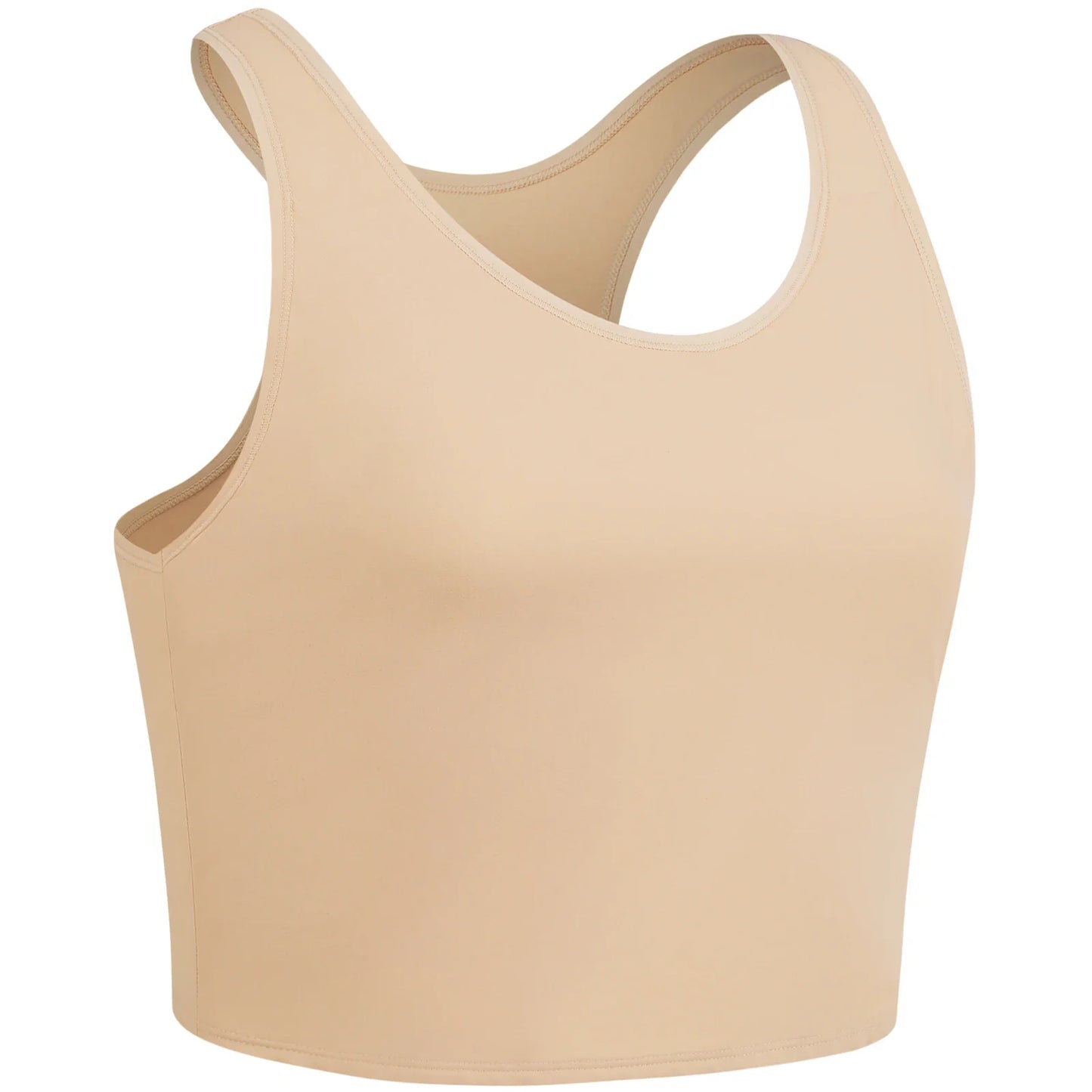 Transgender FTM Breathable Half Chest Binder Tank Top