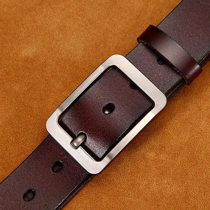 Belt Men's Needle Buckle Pants Belt Middle-Aged Youth Formal Wear Business Retro Casual Simple Versatile Jeans Belt