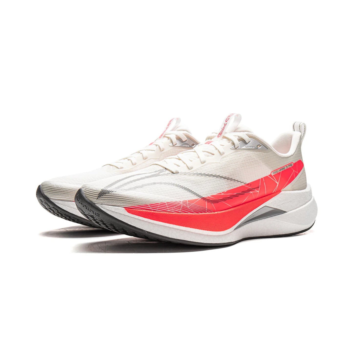Men's RED HARE 9 PRO Racing Running Shoes BOOM Cushion Rebound Breathable Reflective LiNing Stable Sneakers ARPW001