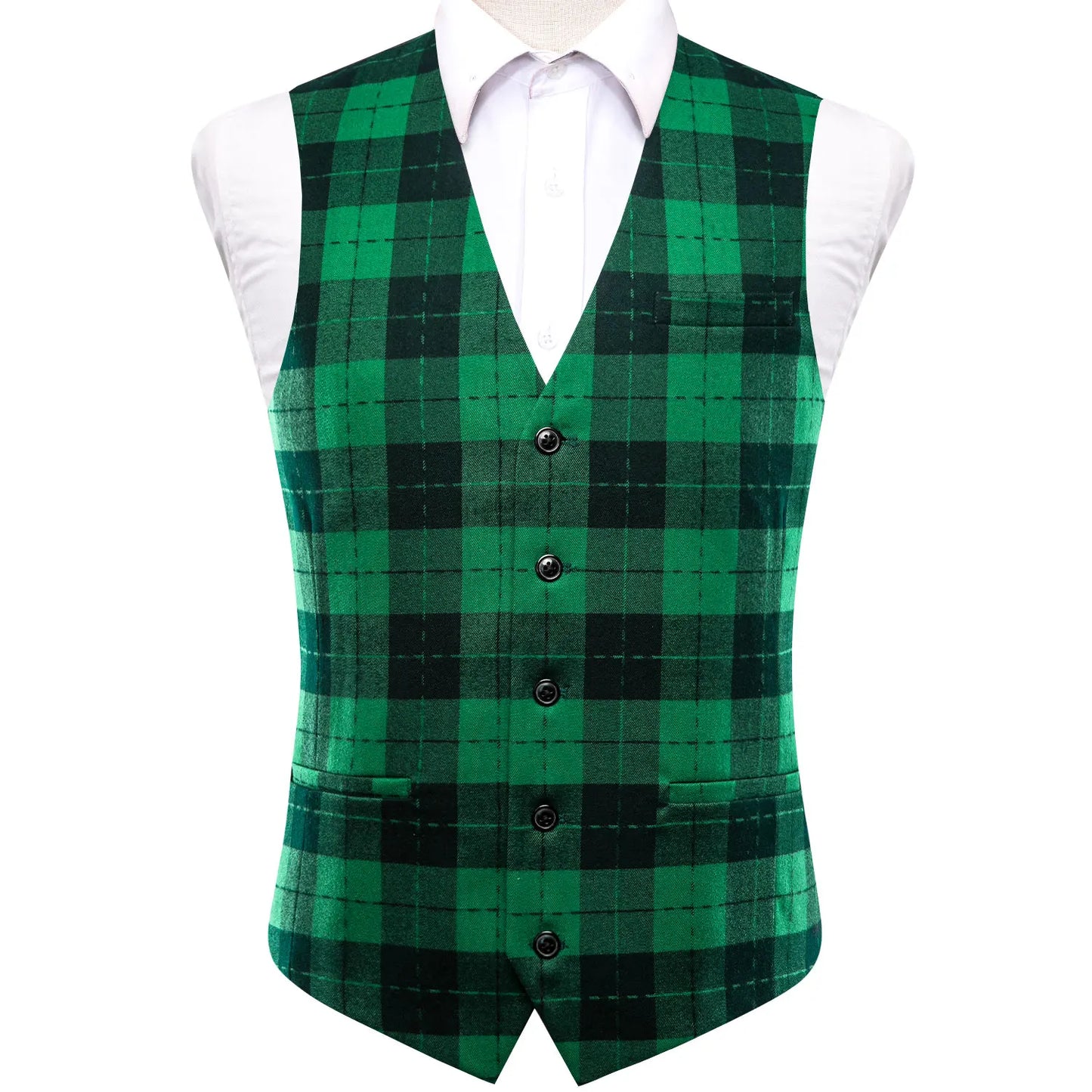Jacquard Viscose Mens Vest Striped Waistcoat Sleeveless Jacket Wedding Business Silver Gold Blue Yellow Green Red Pink