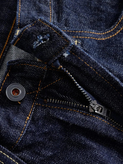 16oz Heavyweight Red Selvedge Denim Jeans for Men High Quality Loose Straight Pants One Wash Autumn Casual 100% Cotton Y2K