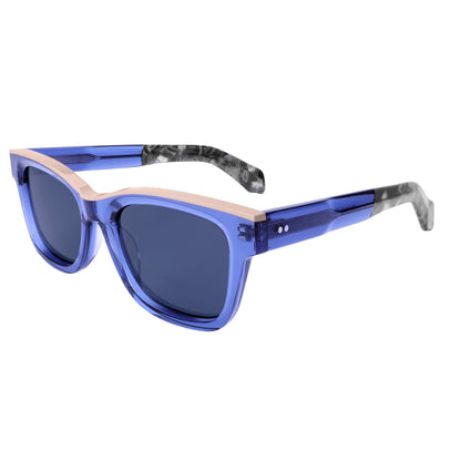 Oversized Glasses for Women Men Polarized Sunglasses Retro Thick Acetate Frame Trendy Wide Bridge UV400 Daily Wear