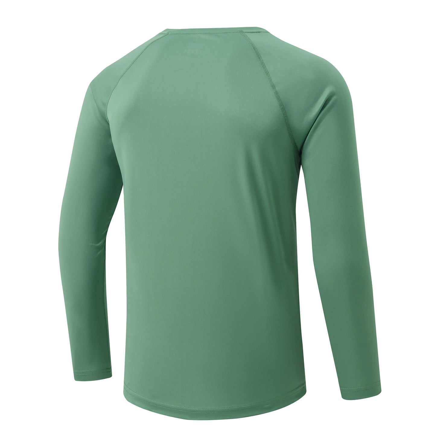 Men UPF 50+ Long Sleeve T-Shirt, Rash Guard Breathable Tops, Pullover Shirt for Sport Fishing Hiking Running Beach Surfing