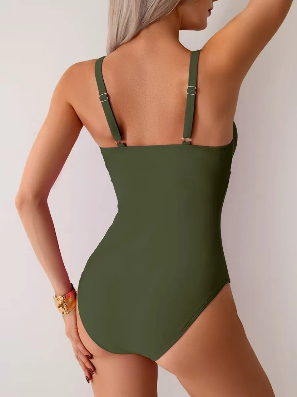 Plain Mesh Ruched Swimsuit 2026 Women One Piece Solid Swimwear Female Bathers Bathing Swimming Swim Bodysuit Summer Beachwear