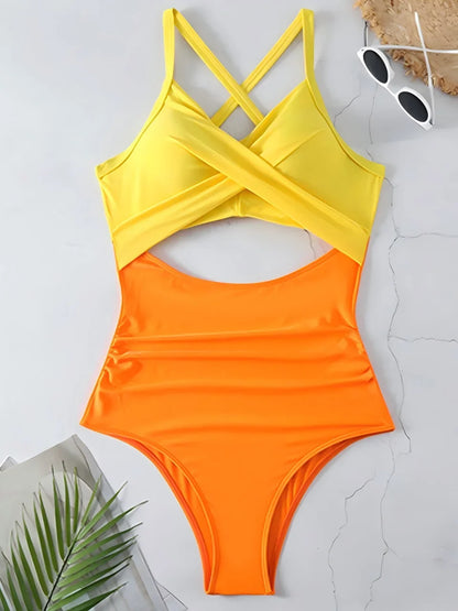 2026 Plain Ruched Swimsuit Women One Piece Solid Swimwear Female Beachwear Bathers Bathing Swimming Swim Bodysuit Summer