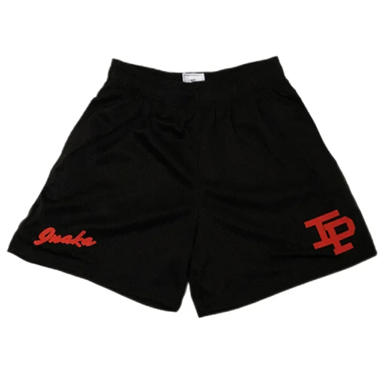Mens Motorcycle Shorts Sports Fitness Casual Quick Dry Gym Breathable Mesh Beach Swim Basketball Short Pants Man Athletic Surf