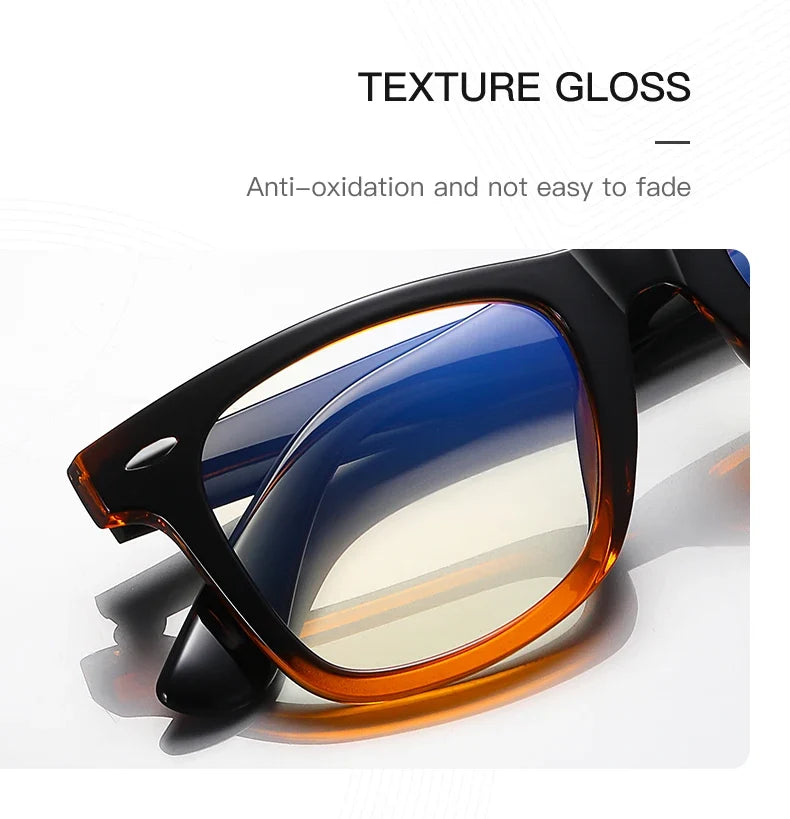 Personalized Fashion New Design Geometric Polygonal Reading Anti Blue Light Glasses Customizable Prescription PFD2102