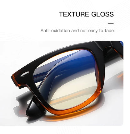 Personalized Fashion New Design Geometric Polygonal Reading Anti Blue Light Glasses Customizable Prescription PFD2102