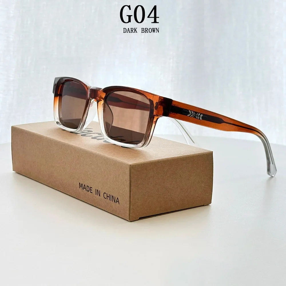 Fashion Polarized Sunglass Men Vintage Square Sunglasses Women 2025 Sun Glasses Gafas De Sol Polarizadas Lunette De Soleil Homme