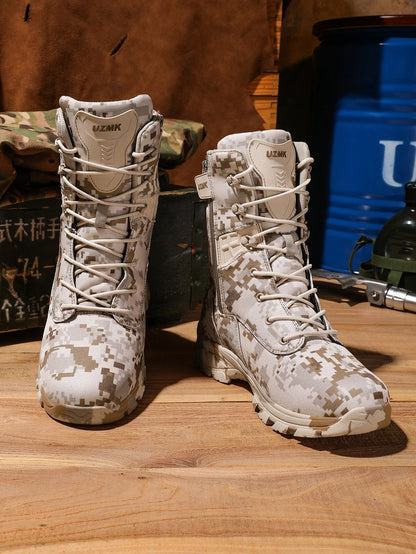 New Men Tactical Boot Combat Anti-Slip Brand Unisex Breathable Special Force Size Plus Army Boots Male Military Motorcycle Shoe