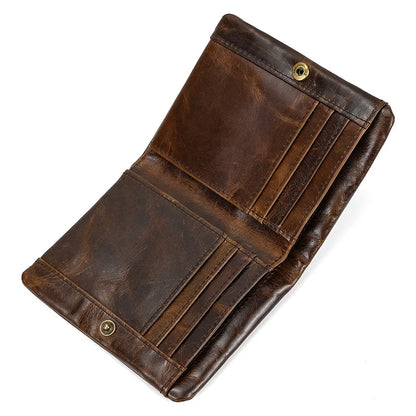 Men Card Holder Geestock Men's Wallet Rfid Credit Card ID Short Wallet Fashion Multi Card Retro Cowhide Coin Purse Casual wallet