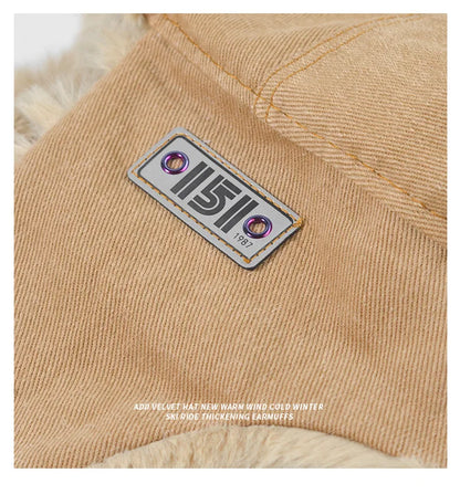 Bomber Hat Men Women Thick Warm Russian Ushanka Fur Hat Fashion Male Female Winter Hat Black Grey Earflap Ski Russian Cap