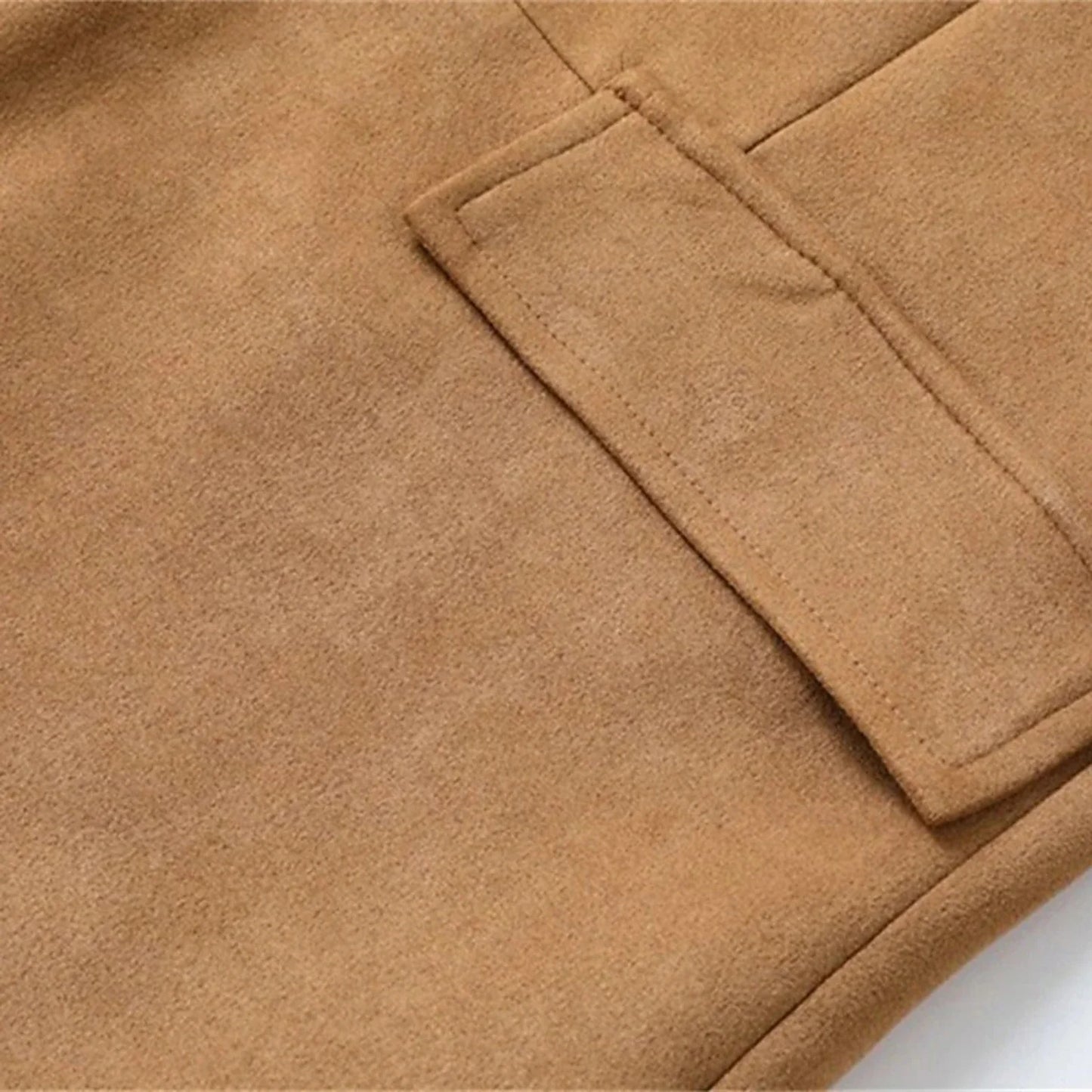 Autumn Winter Men'S Casual Blazer Jacket Stand Collar Long Sleeve Solid Color Single Breasted Button Fashion Jackets